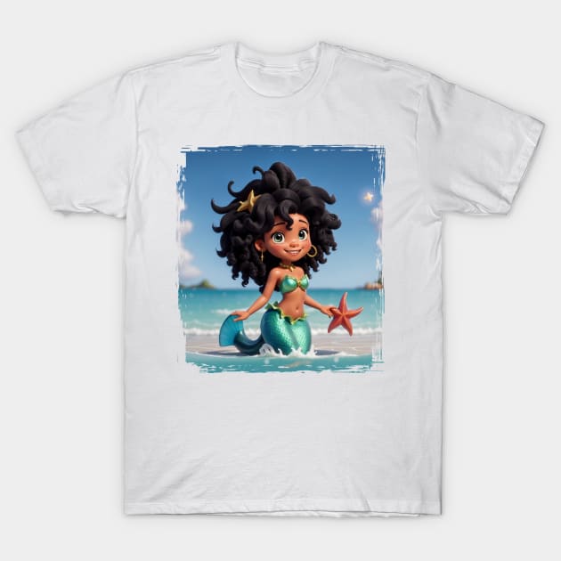 Little Mermaid T-Shirt by Tiago Augusto